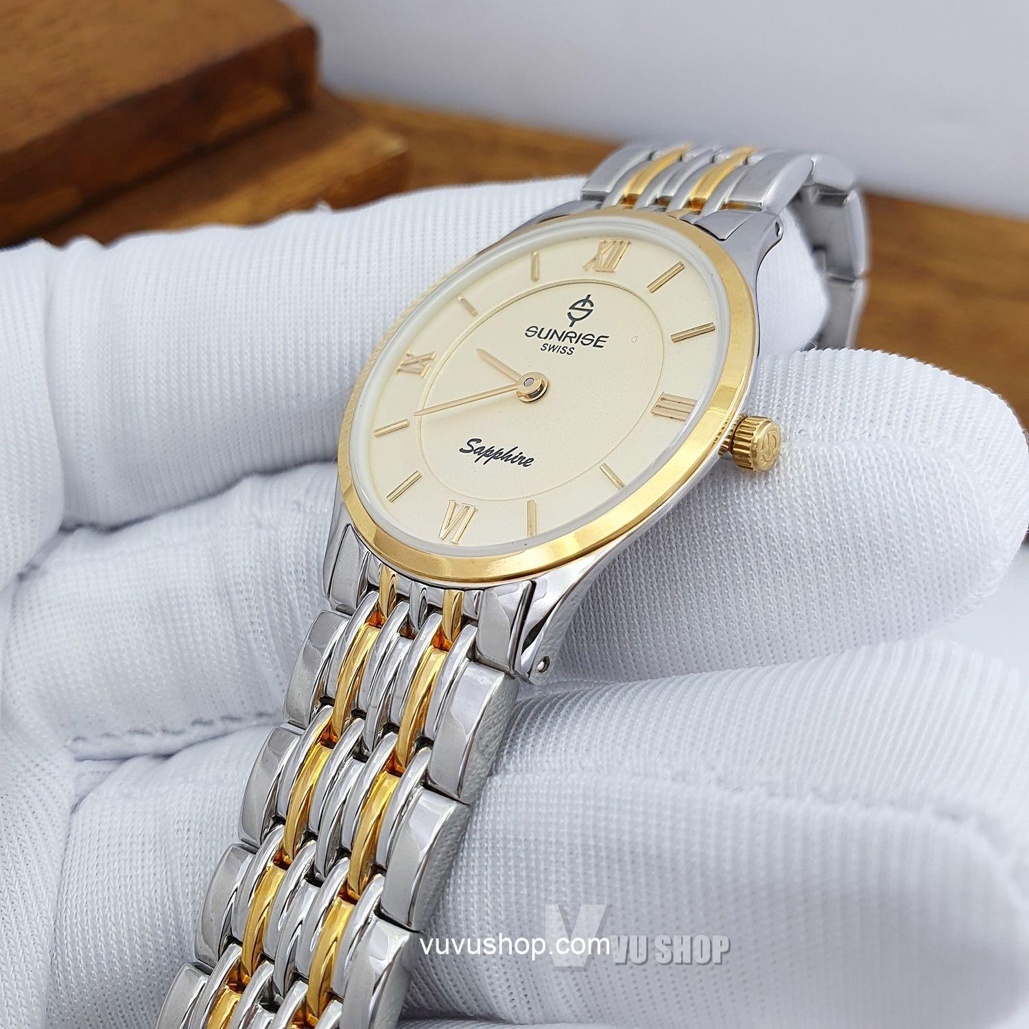 Đồng hồ nữ SUNRISE DL736SWC Siêu mỏng Chính hãng - Ảnh 3