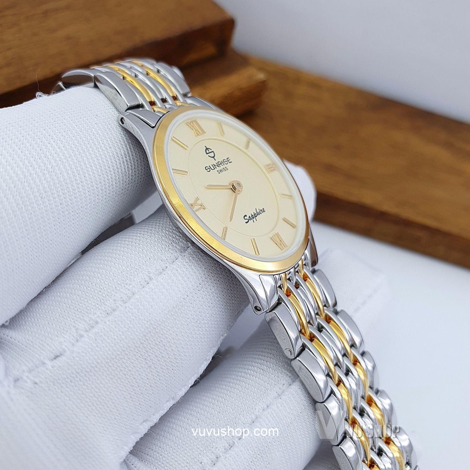 Đồng hồ nữ SUNRISE DL736SWC Siêu mỏng Chính hãng - Ảnh 2