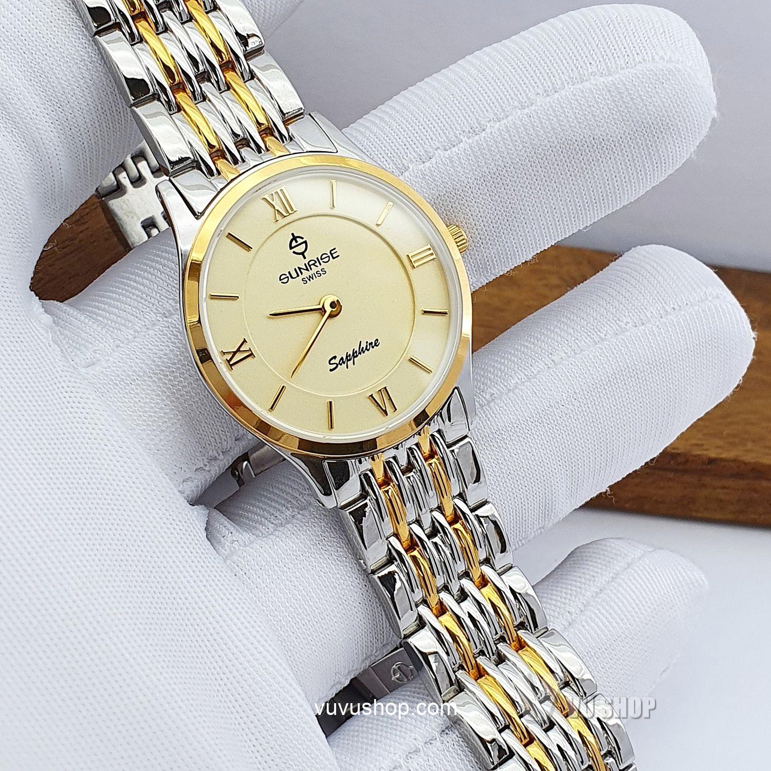 Đồng hồ nữ SUNRISE DL736SWC Siêu mỏng Chính hãng - Ảnh 4