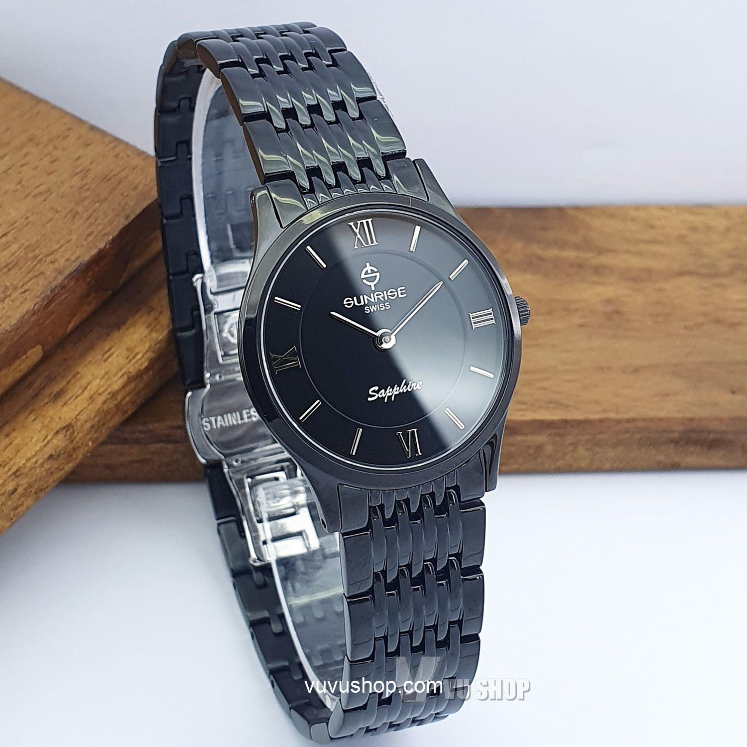 Đồng hồ nữ SUNRISE DL736SWC Siêu mỏng Chính hãng