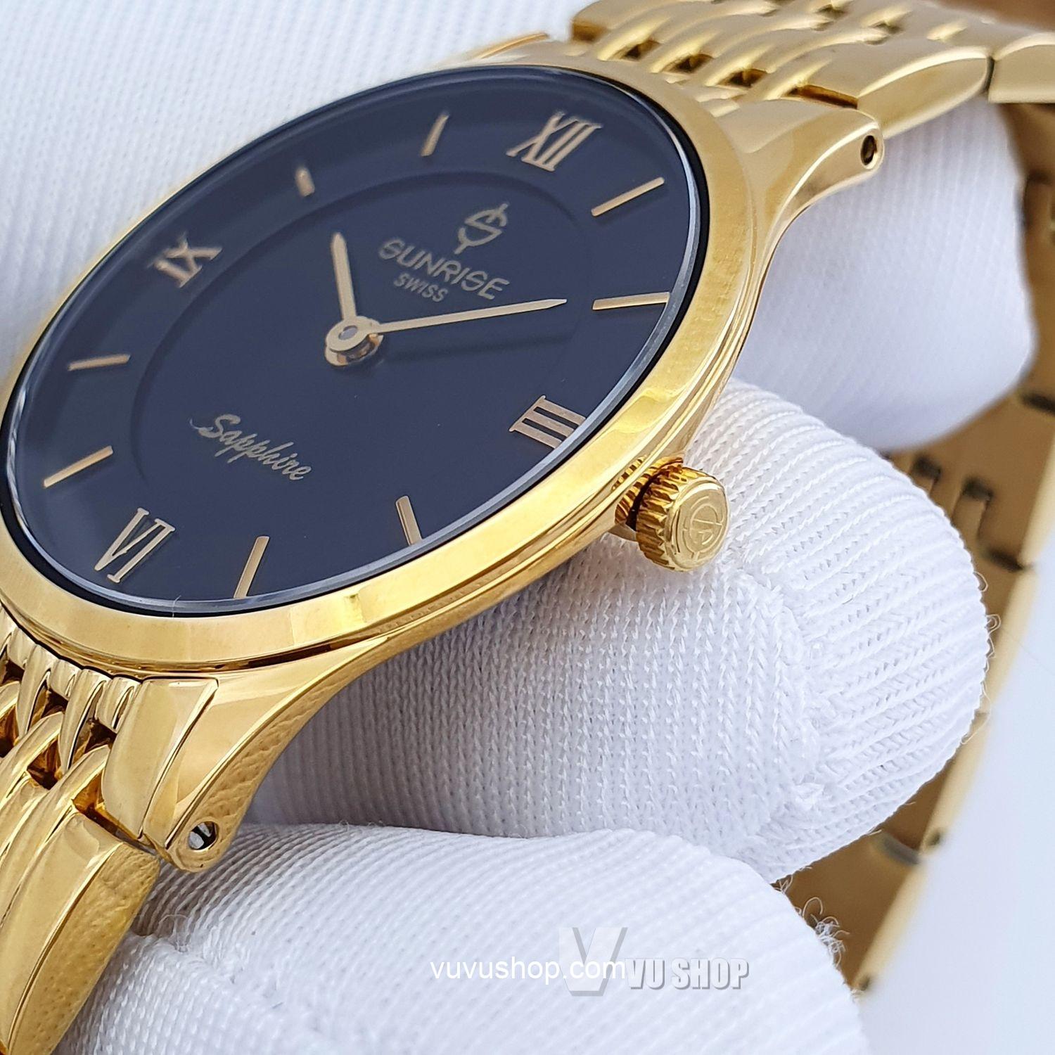 Đồng hồ đôi SUNRISE DM736SWC Siêu mỏng Chính hãng - Ảnh 13