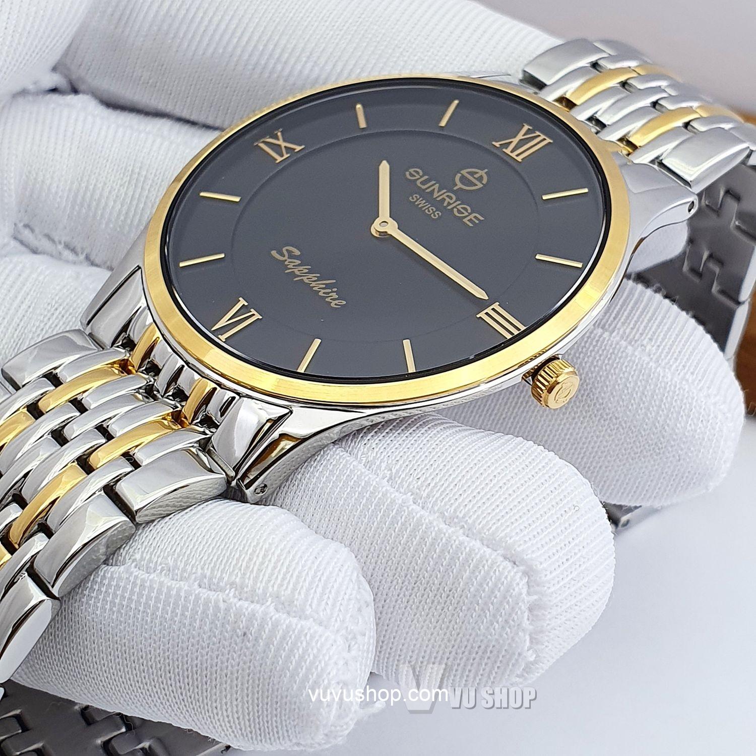 Đồng hồ nam SUNRISE DM736SWC Siêu mỏng Chính hãng - Ảnh 7