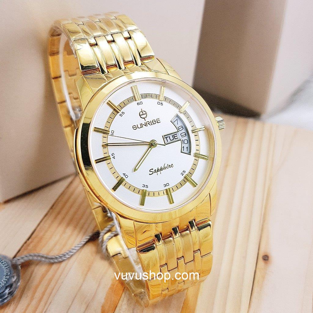 Đồng hồ nam SUNRISE DM767SWA – 2 lịch