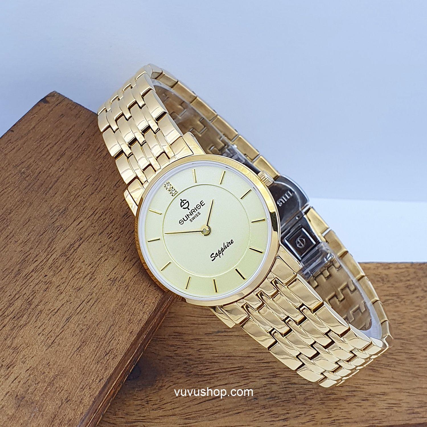 Đồng hồ nữ SUNRISE DL737SWC Siêu mỏng Chính hãng - Ảnh 2