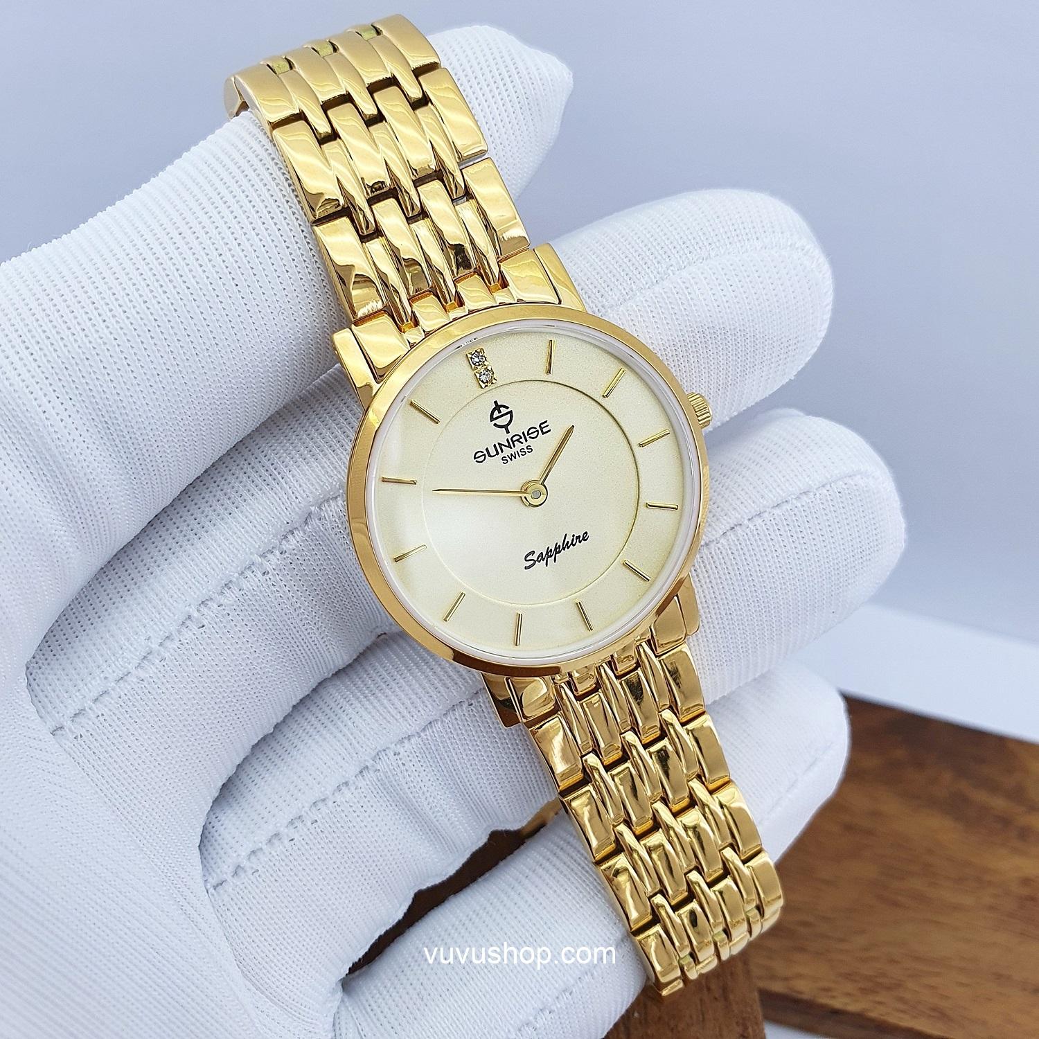 Đồng hồ đôi SUNRISE DM737SWC Siêu mỏng Chính hãng - Ảnh 10