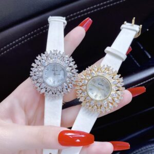 Đồng hồ nữ Gulena AL262 - Dây da