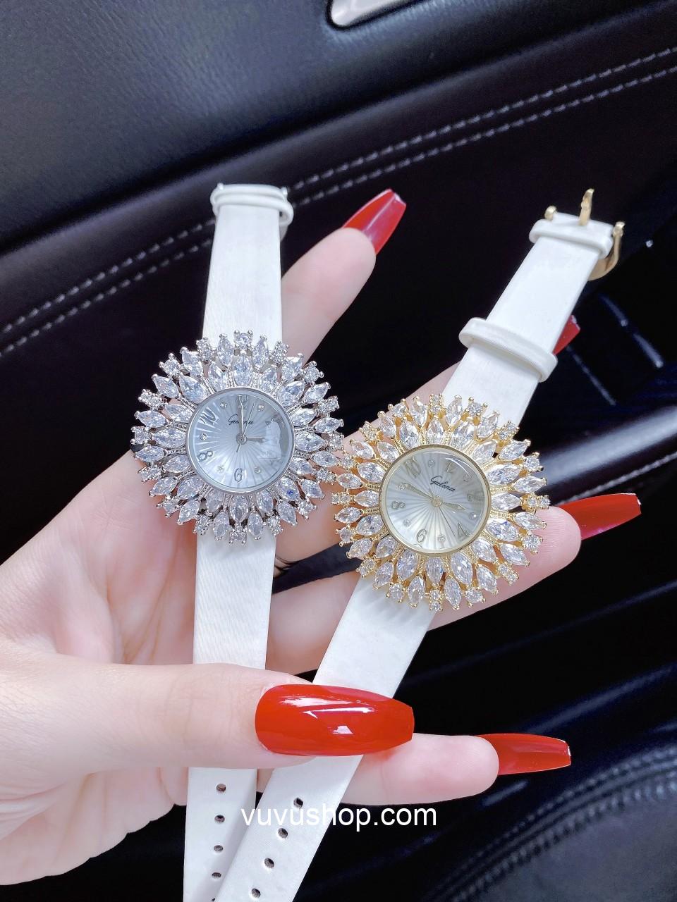 Đồng hồ nữ Gulena AL262 - Dây da