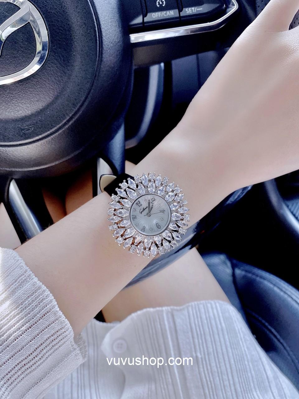 Đồng hồ nữ Gulena AL262 - Dây da - Ảnh 3