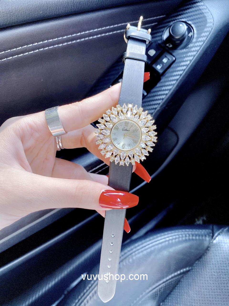 Đồng hồ nữ Gulena AL262 - Dây da - Ảnh 8