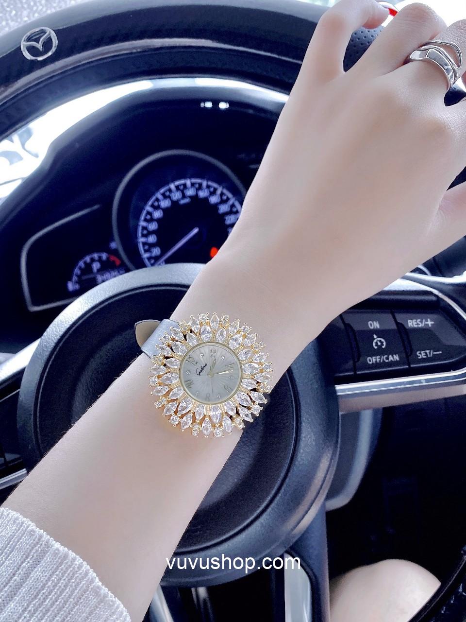 Đồng hồ nữ Gulena AL262 - Dây da - Ảnh 2