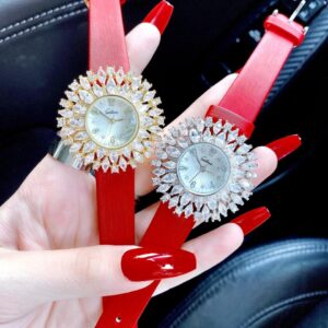 Đồng hồ nữ Gulena AL262 - Dây da