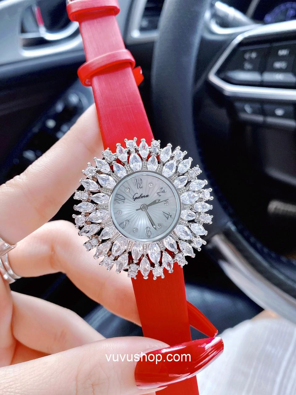 Đồng hồ nữ Gulena AL262 - Dây da - Ảnh 6