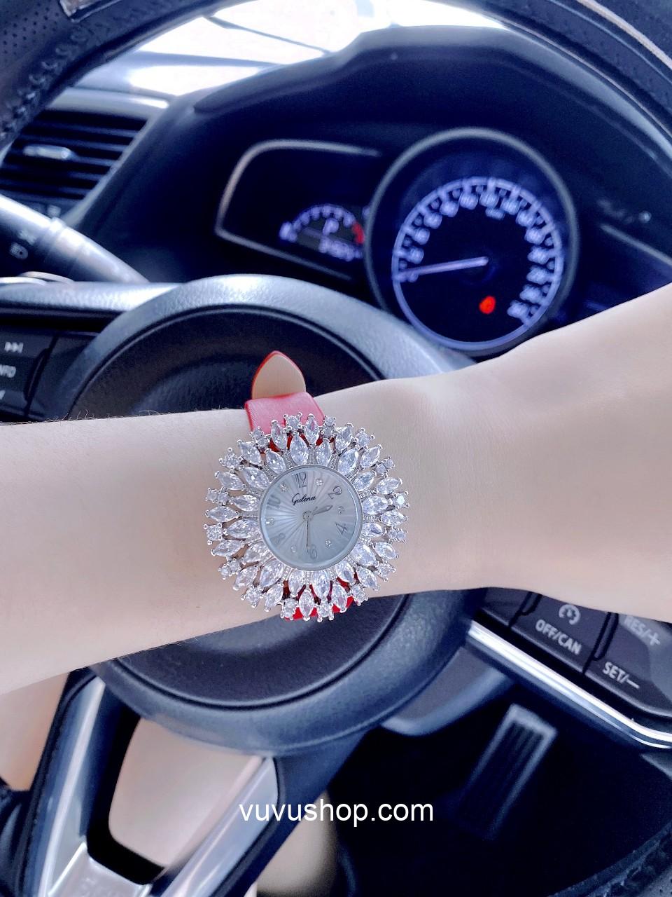 Đồng hồ nữ Gulena AL262 - Dây da - Ảnh 3