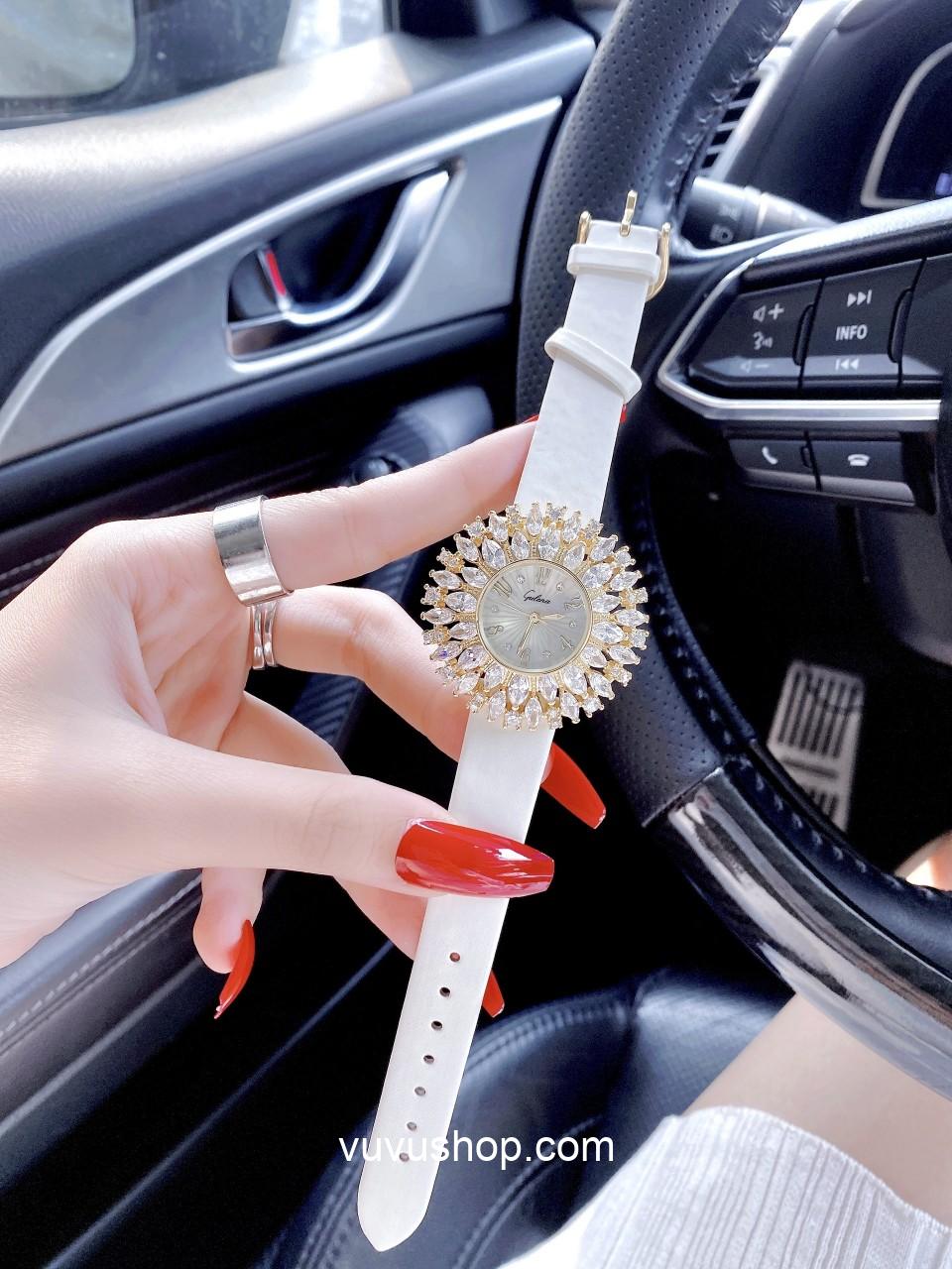 Đồng hồ nữ Gulena AL262 - Dây da - Ảnh 6