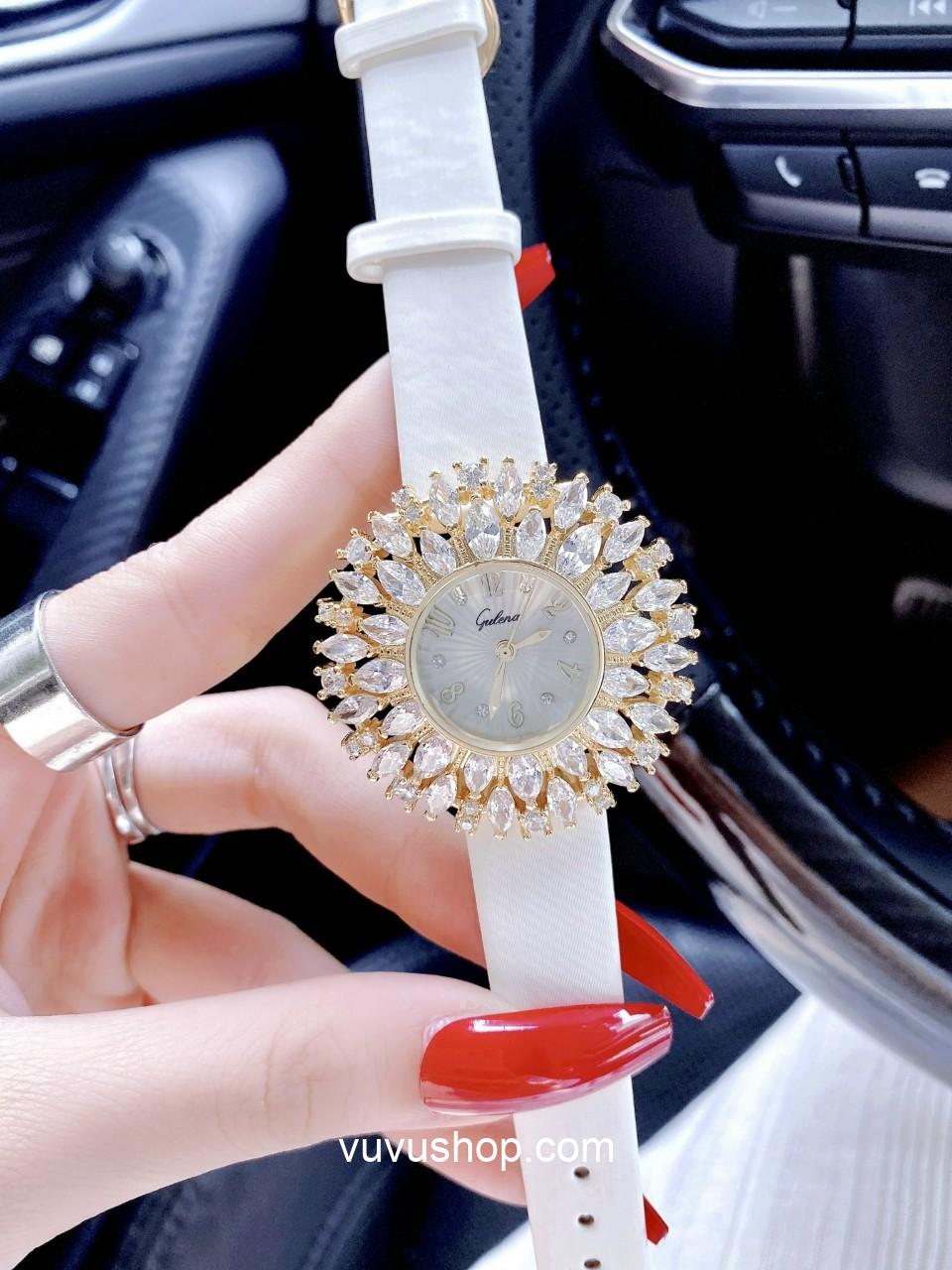 Đồng hồ nữ Gulena AL262 - Dây da - Ảnh 4