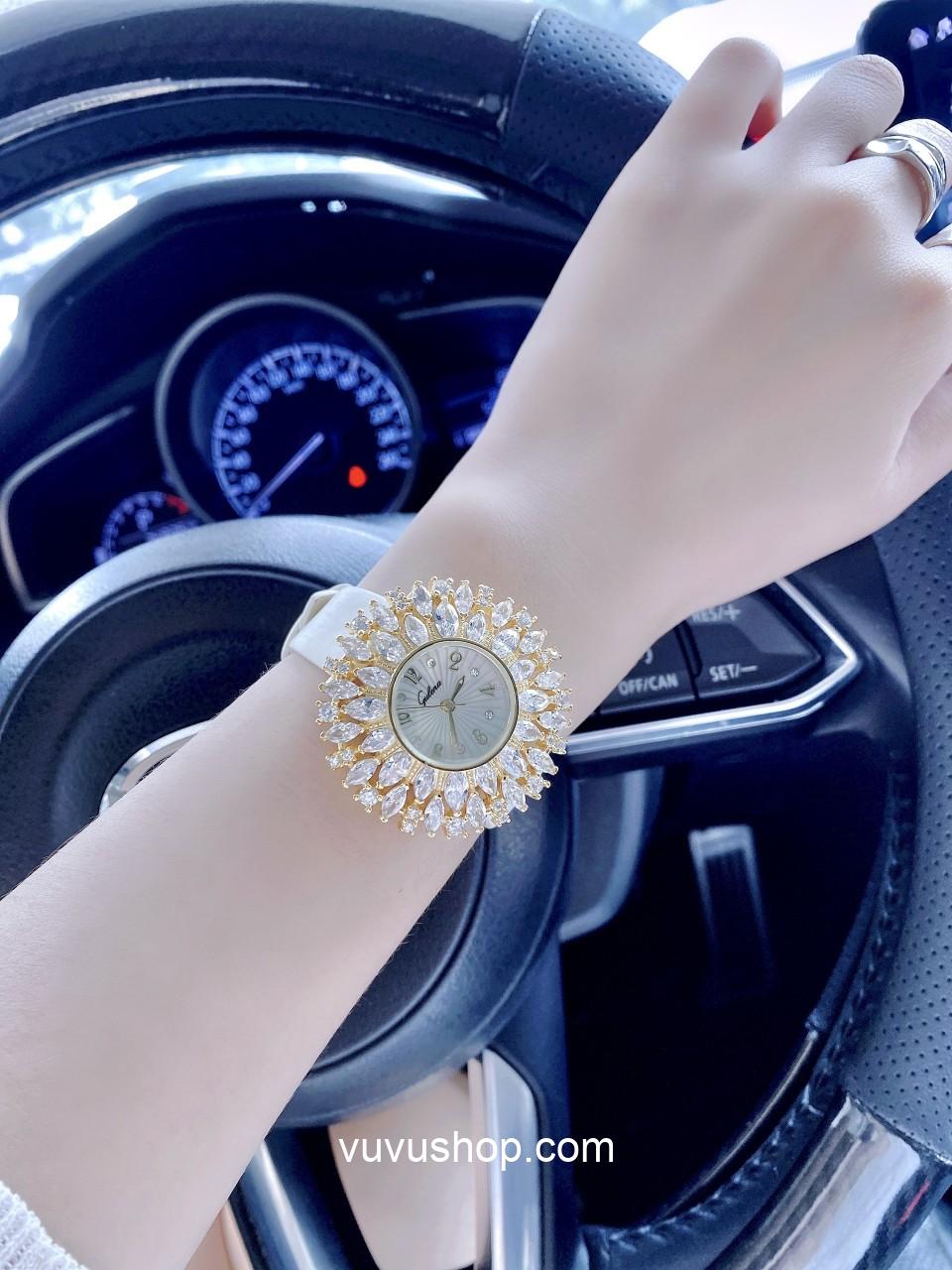 Đồng hồ nữ Gulena AL262 - Dây da - Ảnh 2