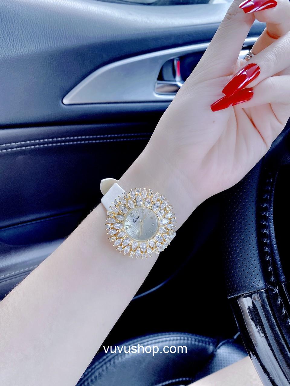 Đồng hồ nữ Gulena AL262 - Dây da - Ảnh 9