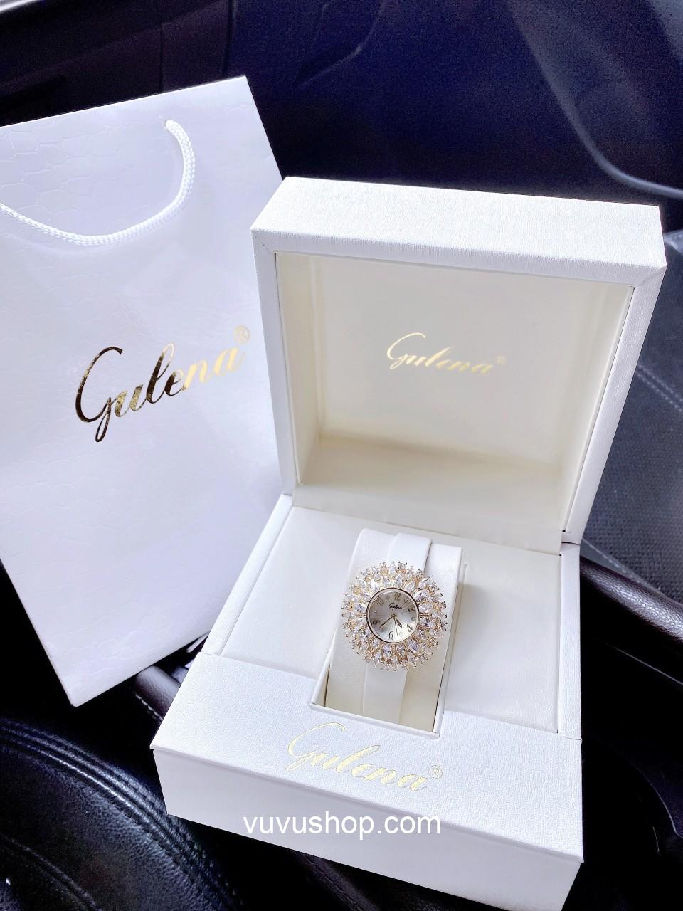 Đồng hồ nữ Gulena AL262 - Dây da - Ảnh 11