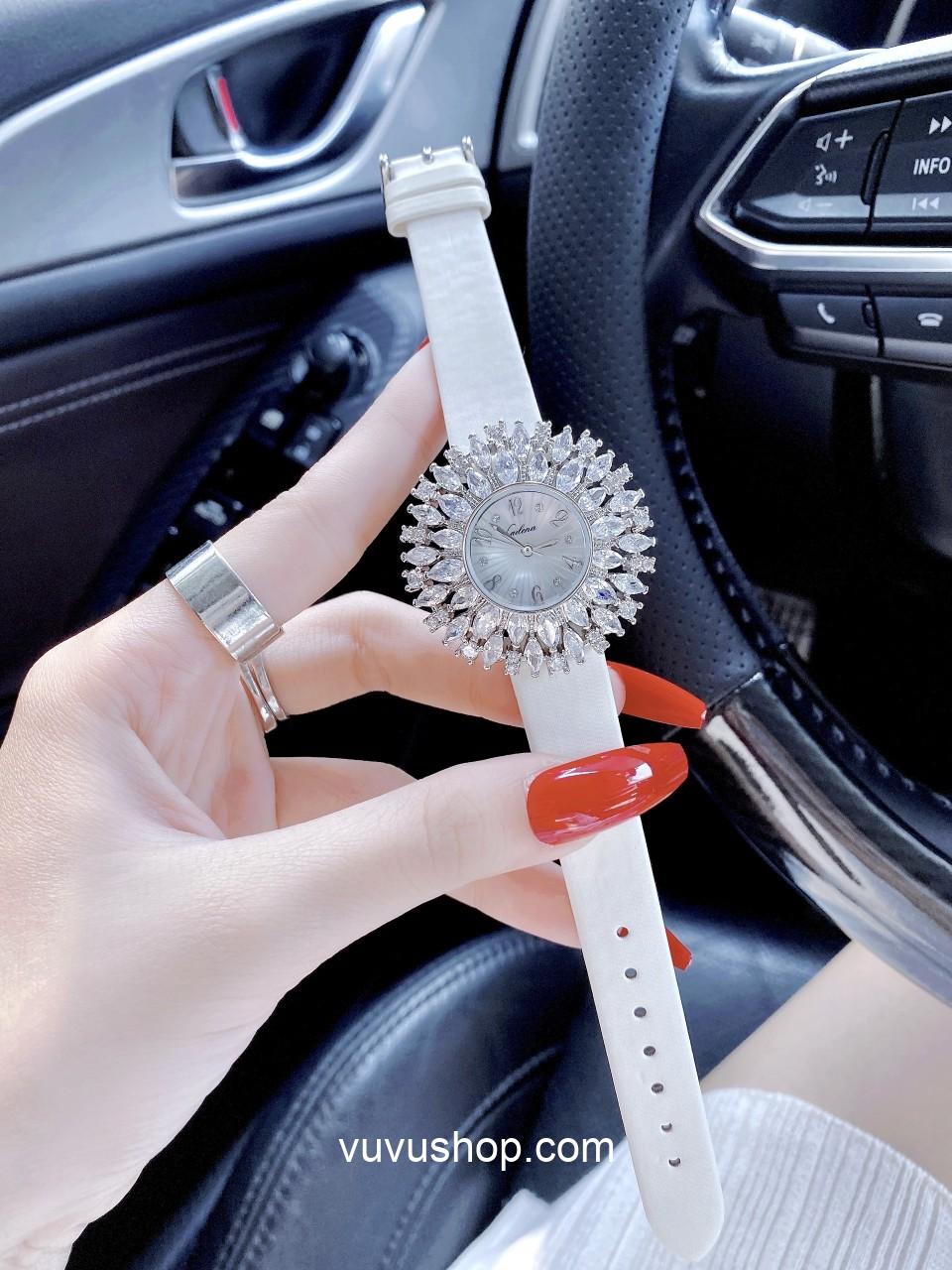 Đồng hồ nữ Gulena AL262 - Dây da - Ảnh 7