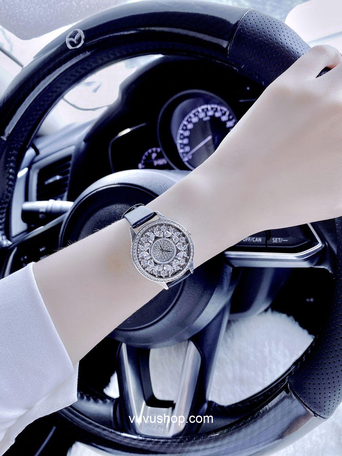 Đồng hồ nữ Gulena AL238 - Dây da - Ảnh 3