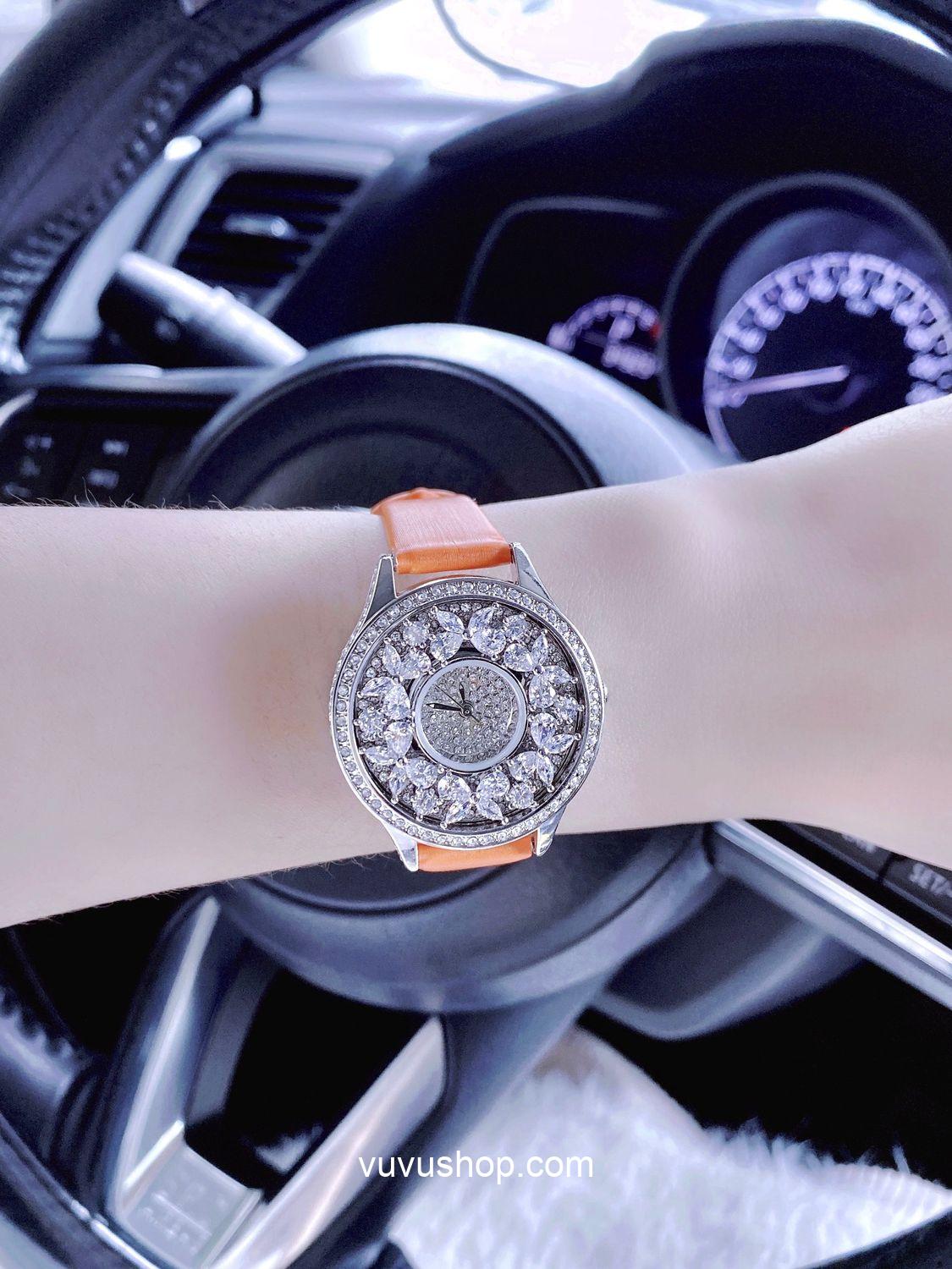 Đồng hồ nữ Gulena AL238 - Dây da - Ảnh 7