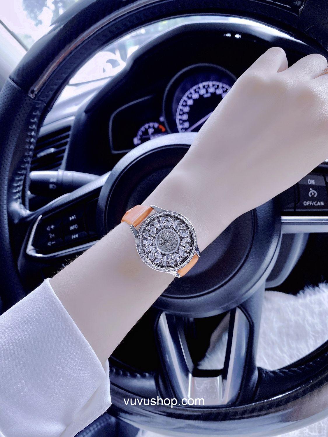 Đồng hồ nữ Gulena AL238 - Dây da - Ảnh 6