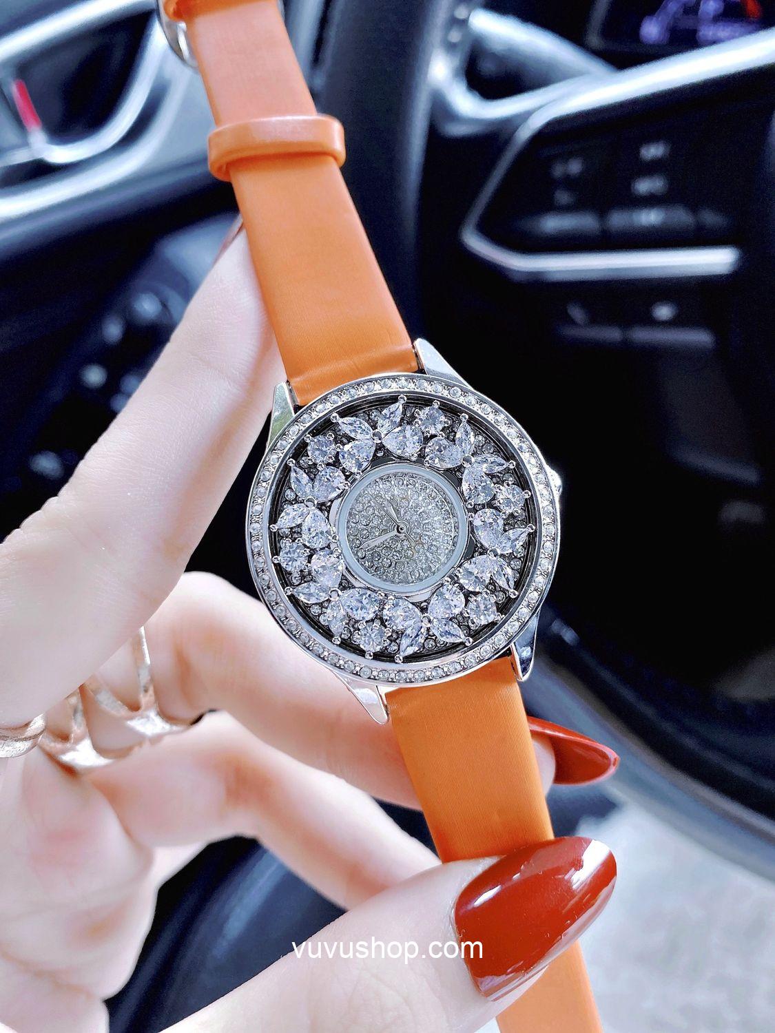 Đồng hồ nữ Gulena AL238 - Dây da - Ảnh 3