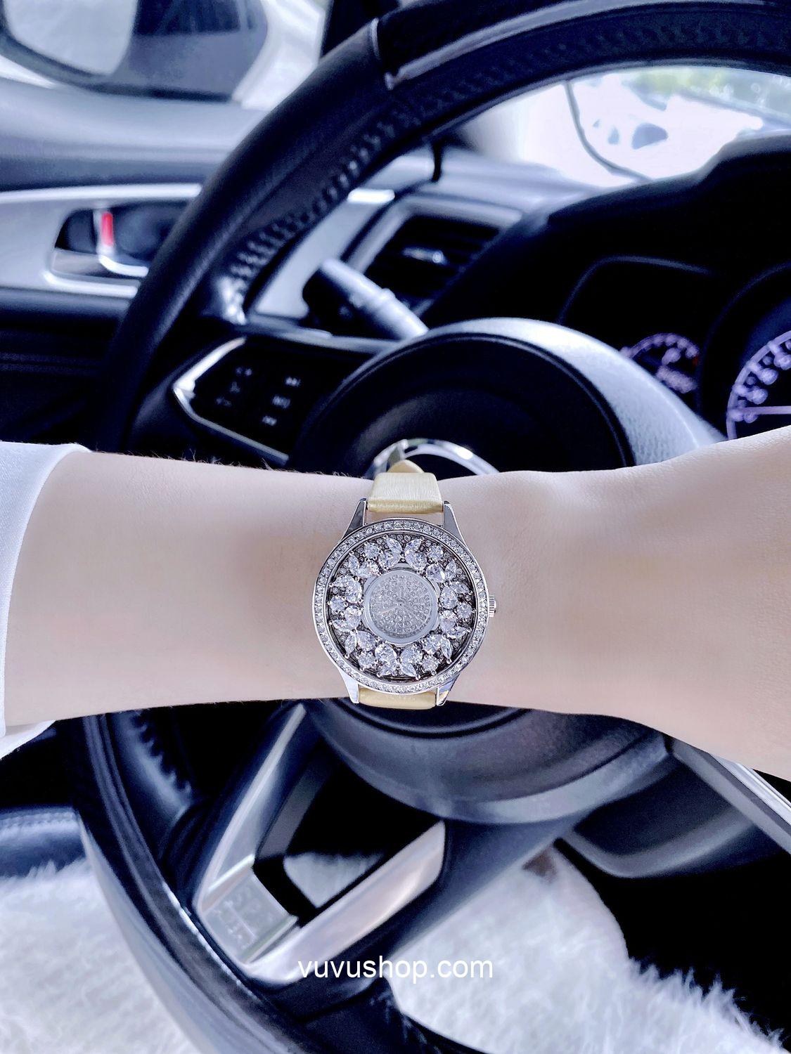 Đồng hồ nữ Gulena AL238 - Dây da - Ảnh 9