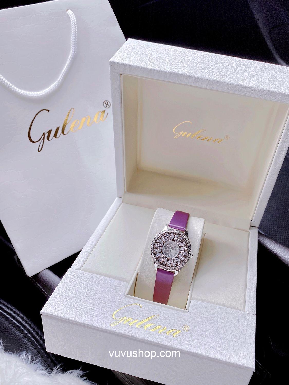Đồng hồ nữ Gulena AL238 - Dây da - Ảnh 15