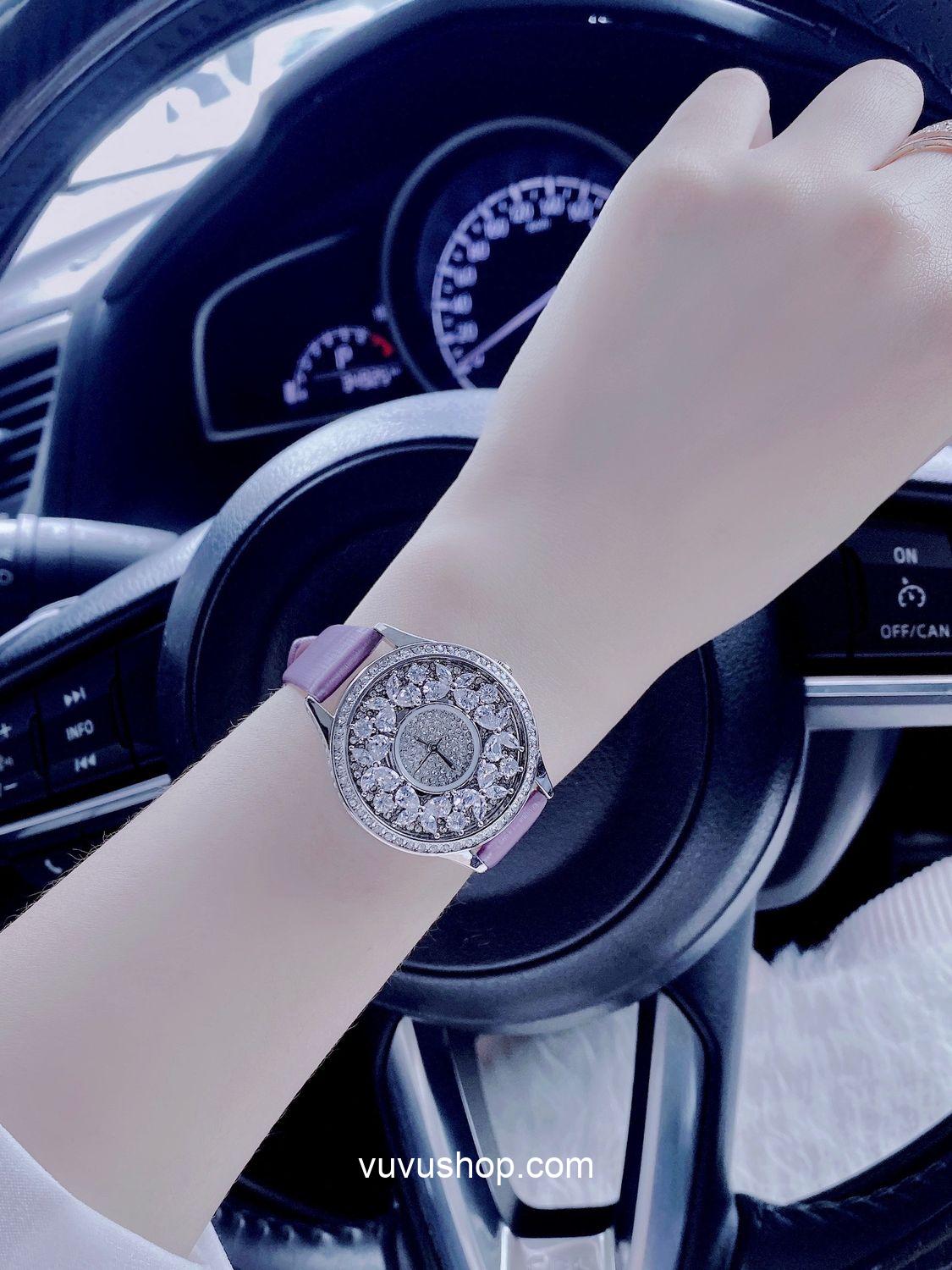 Đồng hồ nữ Gulena AL238 - Dây da - Ảnh 10