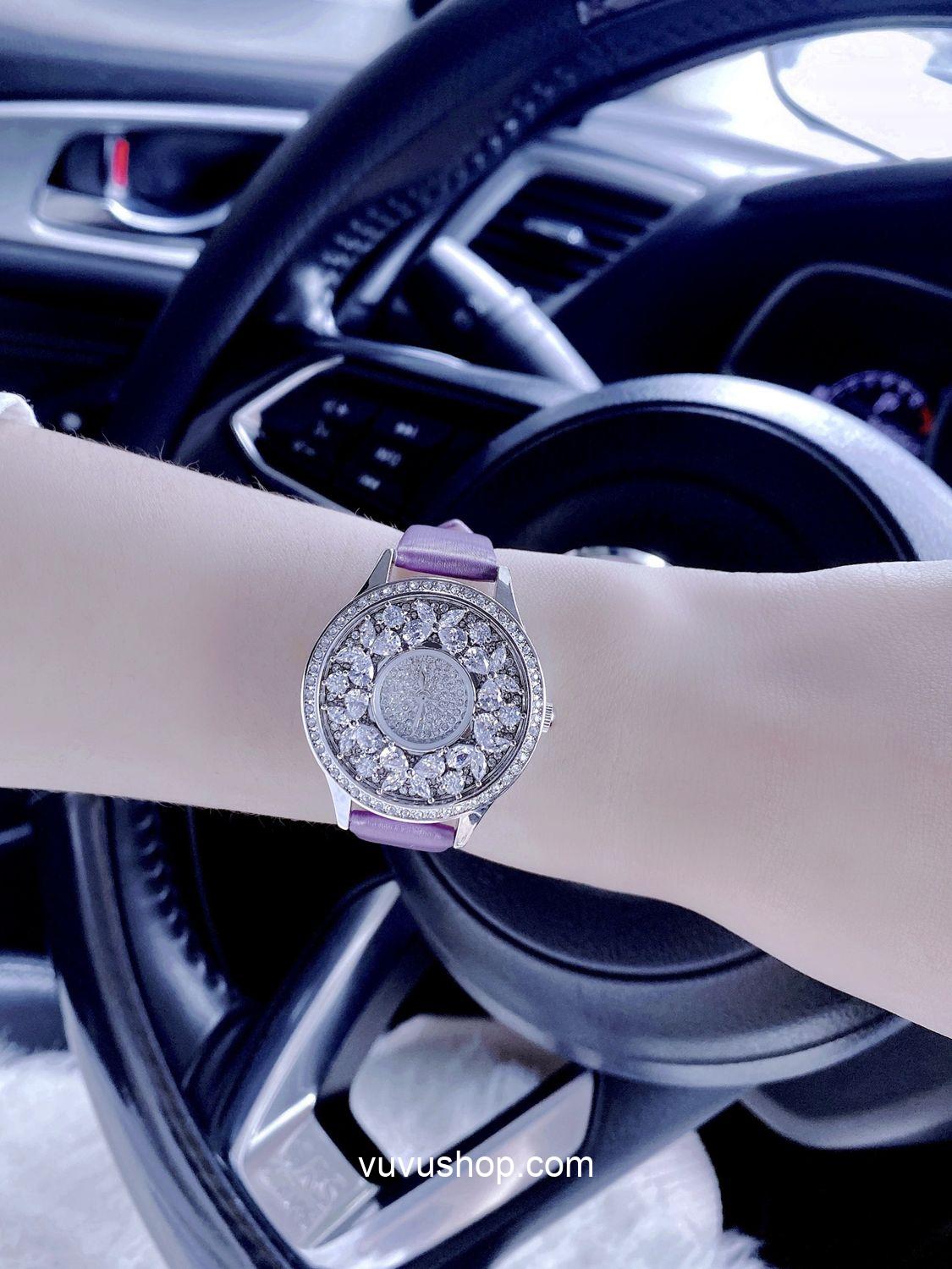 Đồng hồ nữ Gulena AL238 - Dây da - Ảnh 11