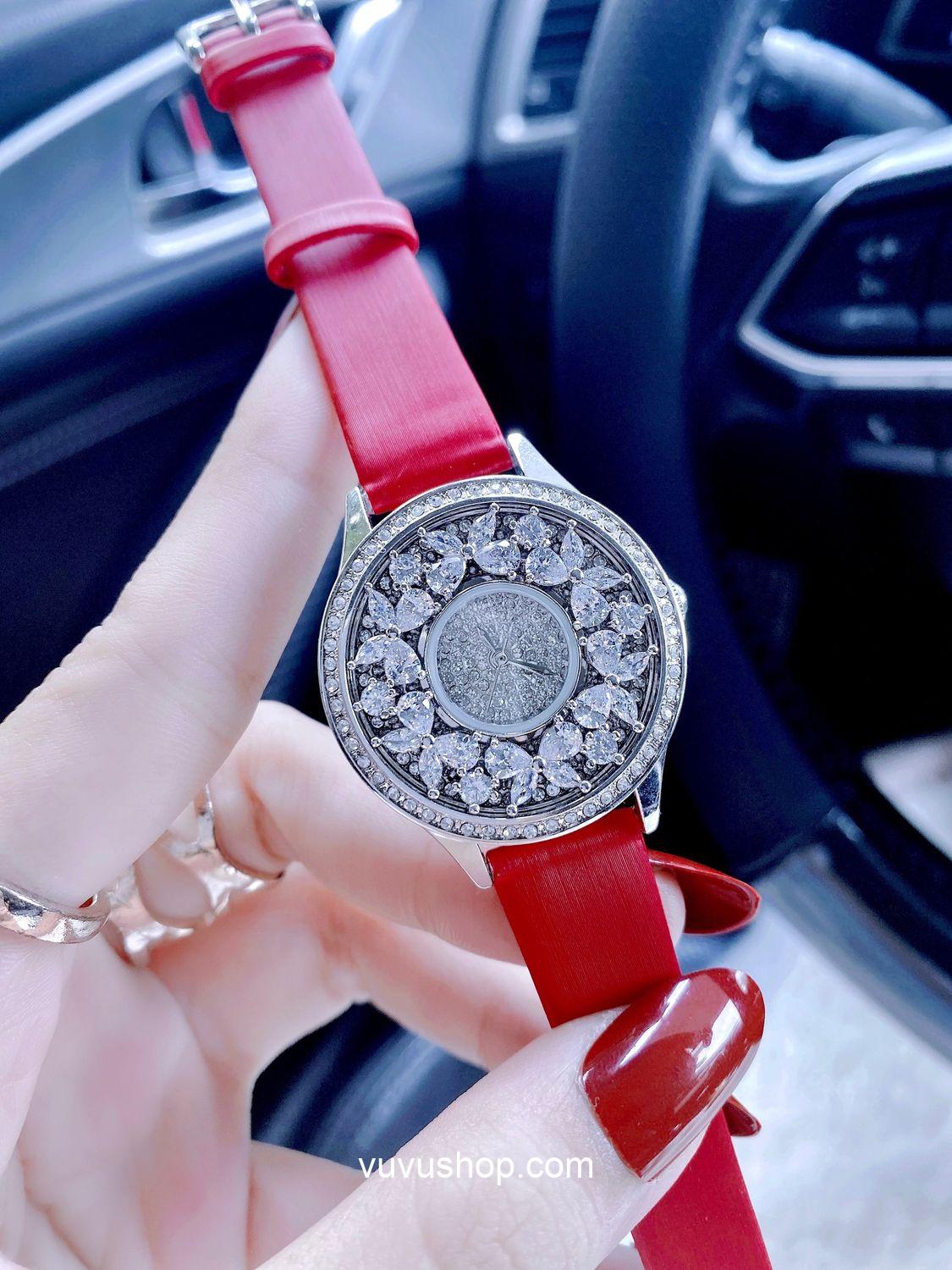 Đồng hồ nữ Gulena AL238 - Dây da