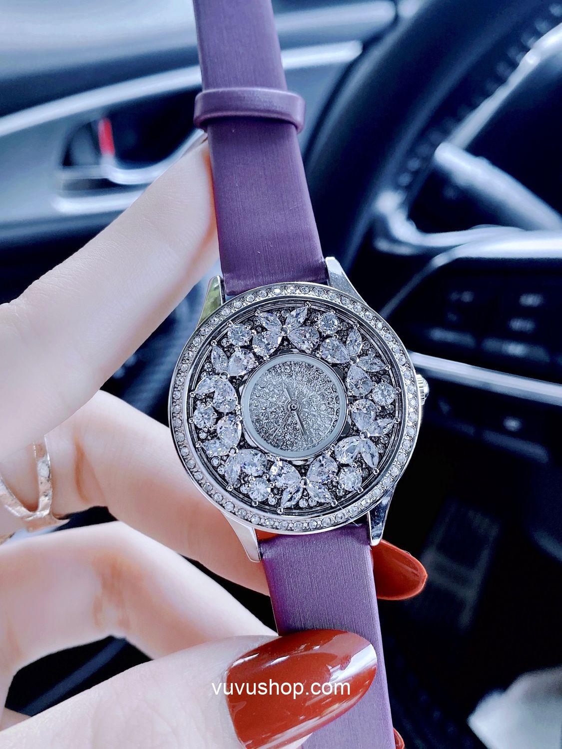 Đồng hồ nữ Gulena AL238 - Dây da - Ảnh 4