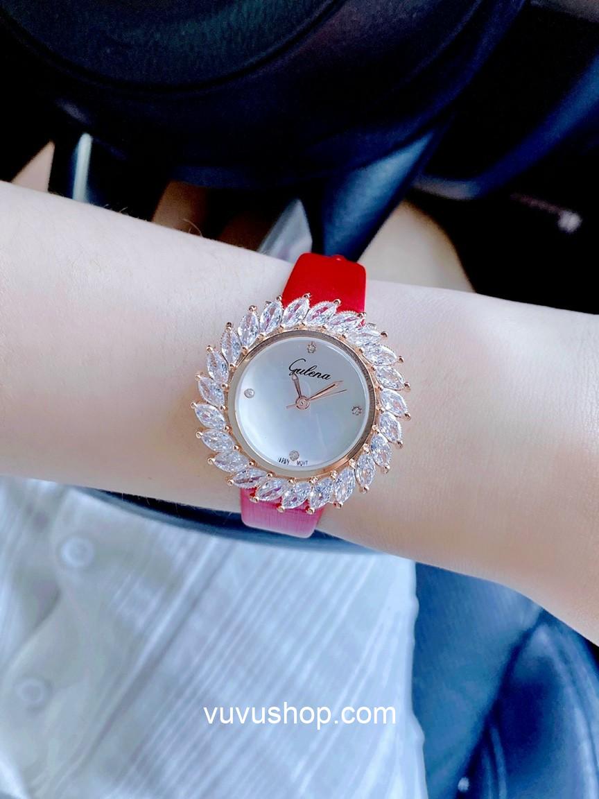 Đồng hồ nữ Gulena AL253 - Dây da - Ảnh 5