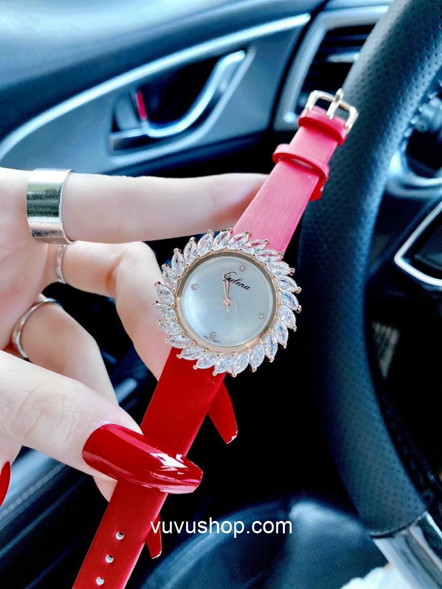 Đồng hồ nữ Gulena AL253 - Dây da - Ảnh 2