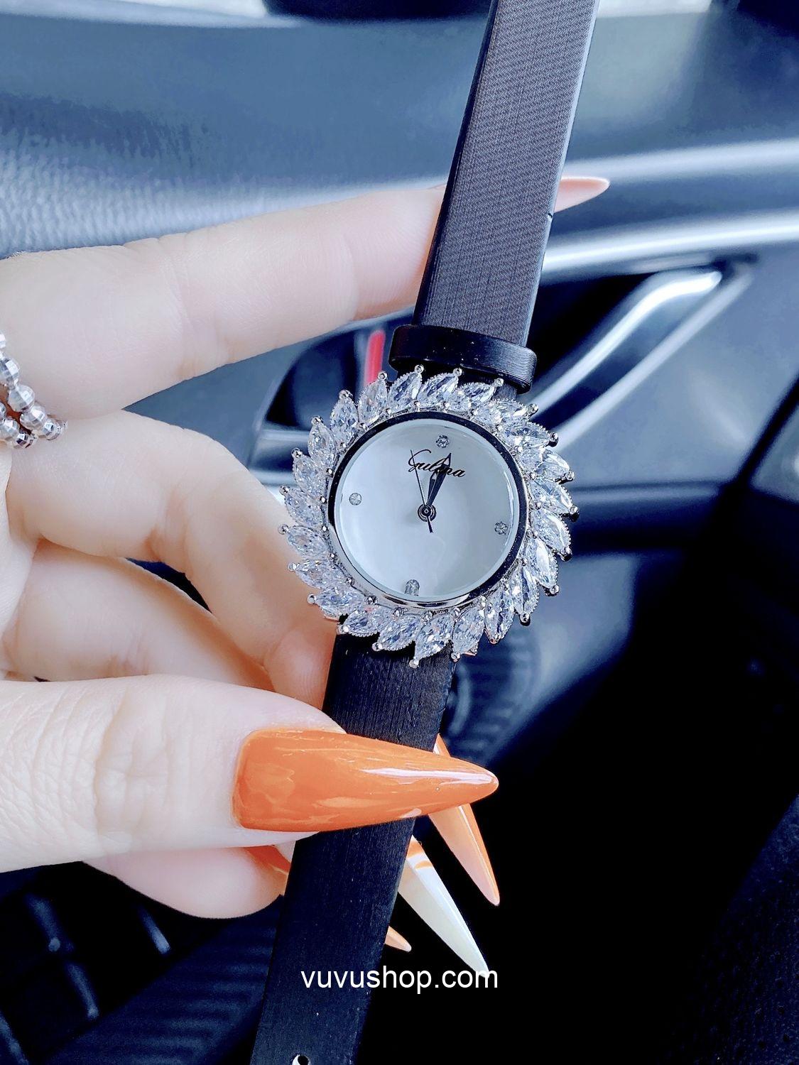 Đồng hồ nữ Gulena AL253 - Dây da