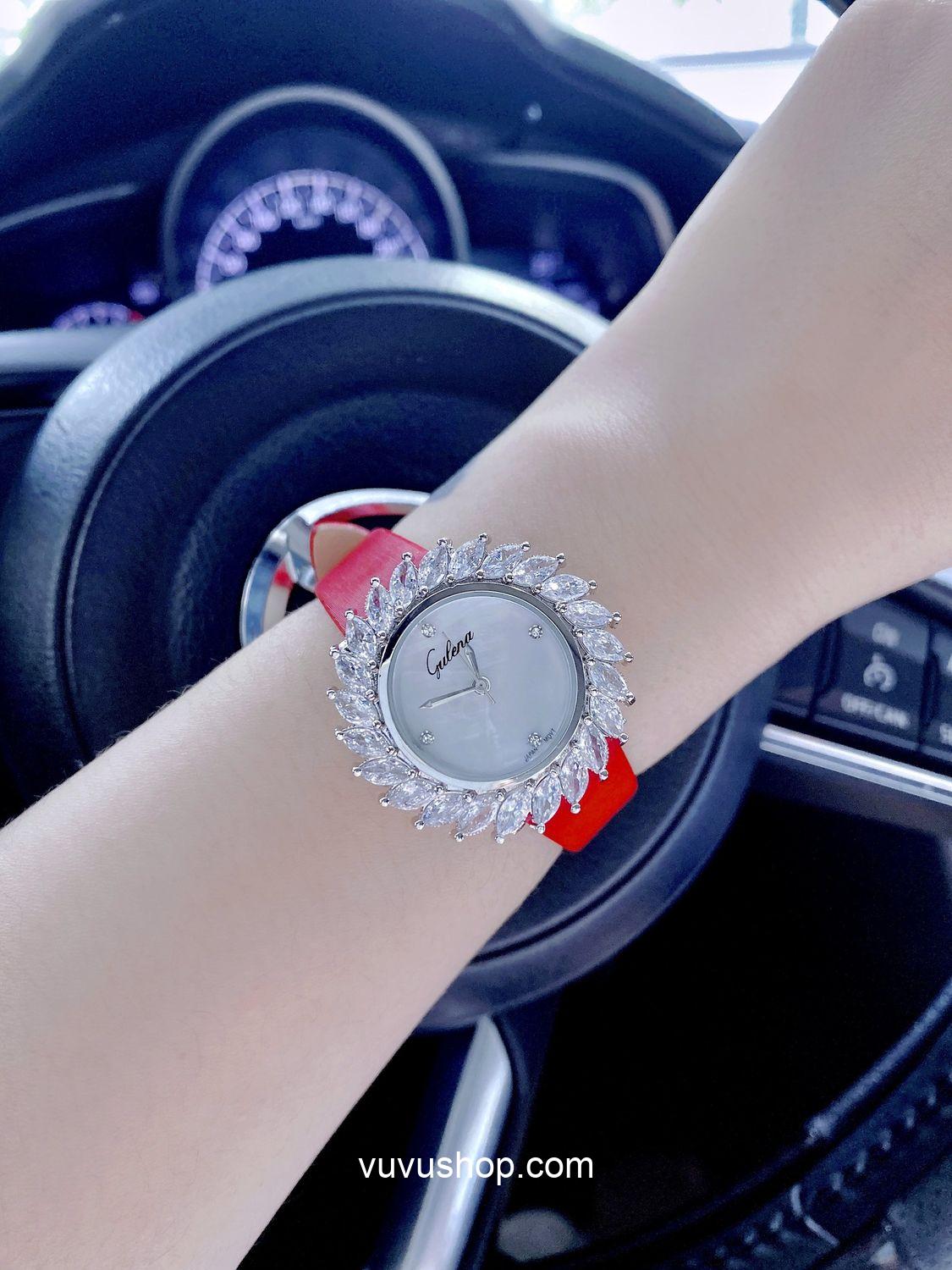 Đồng hồ nữ Gulena AL253 - Dây da - Ảnh 3