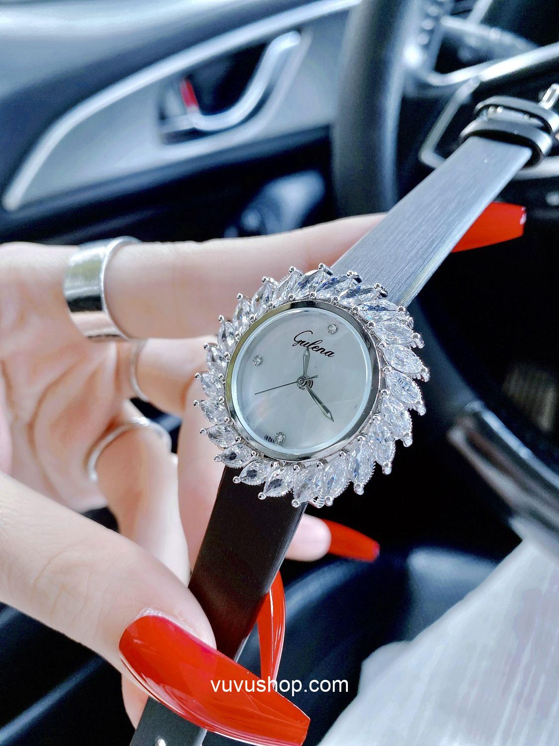 Đồng hồ nữ Gulena AL253 - Dây da - Ảnh 10