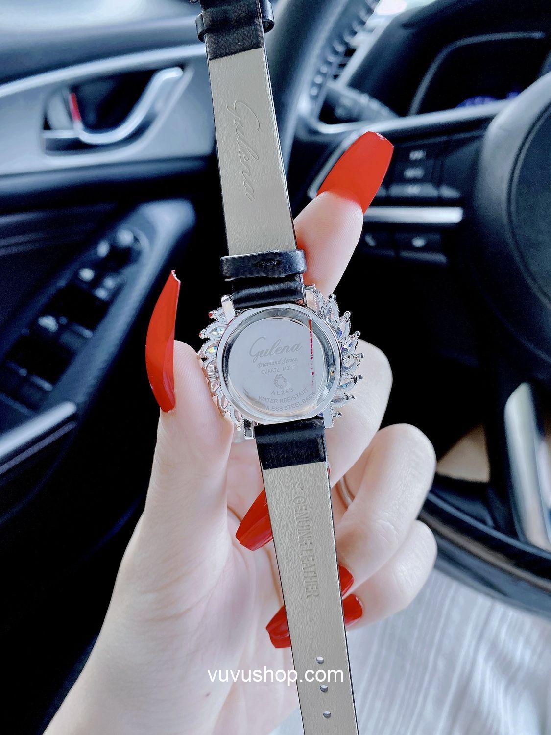 Đồng hồ nữ Gulena AL253 - Dây da - Ảnh 11
