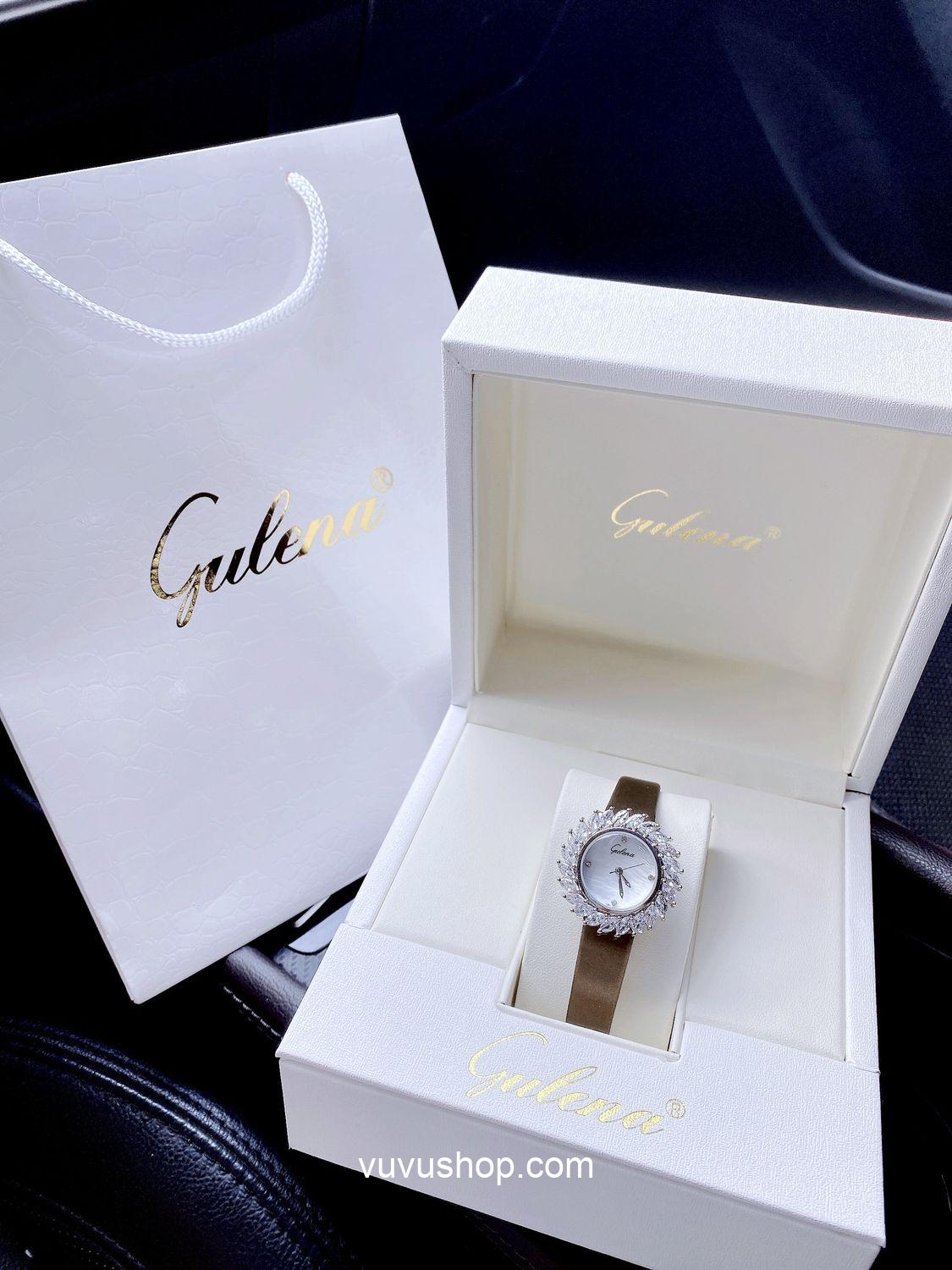 Đồng hồ nữ Gulena AL253 - Dây da - Ảnh 8