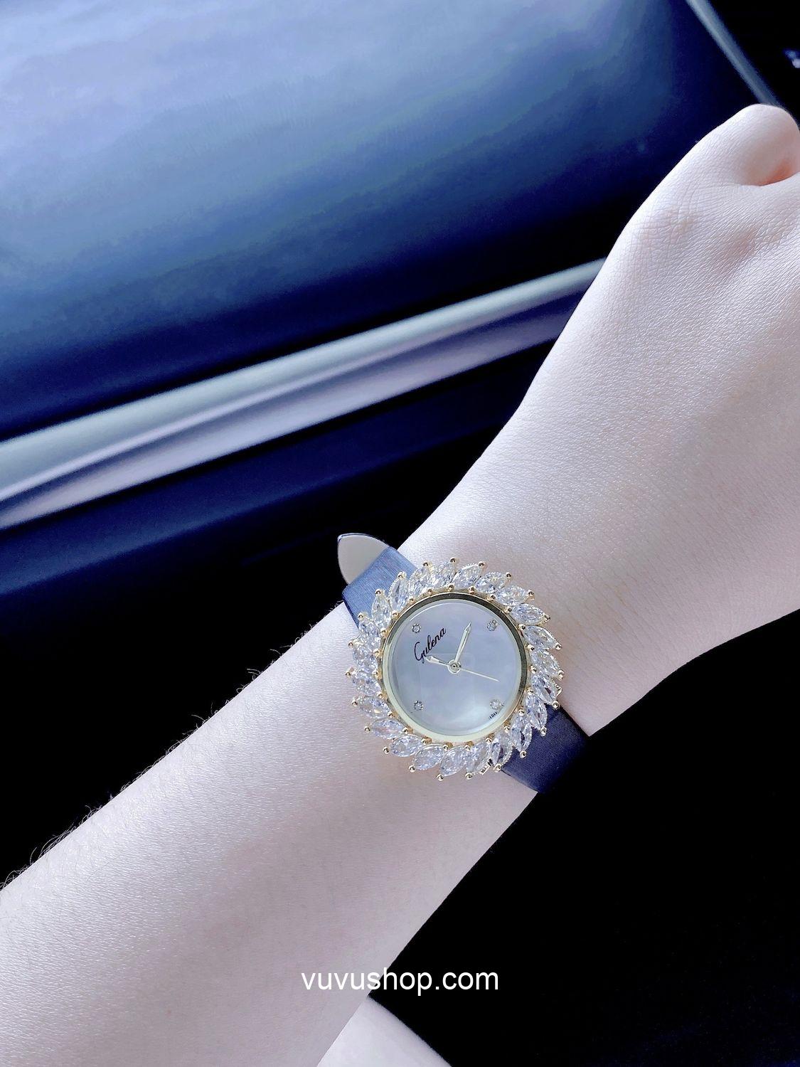 Đồng hồ nữ Gulena AL253 - Dây da - Ảnh 7