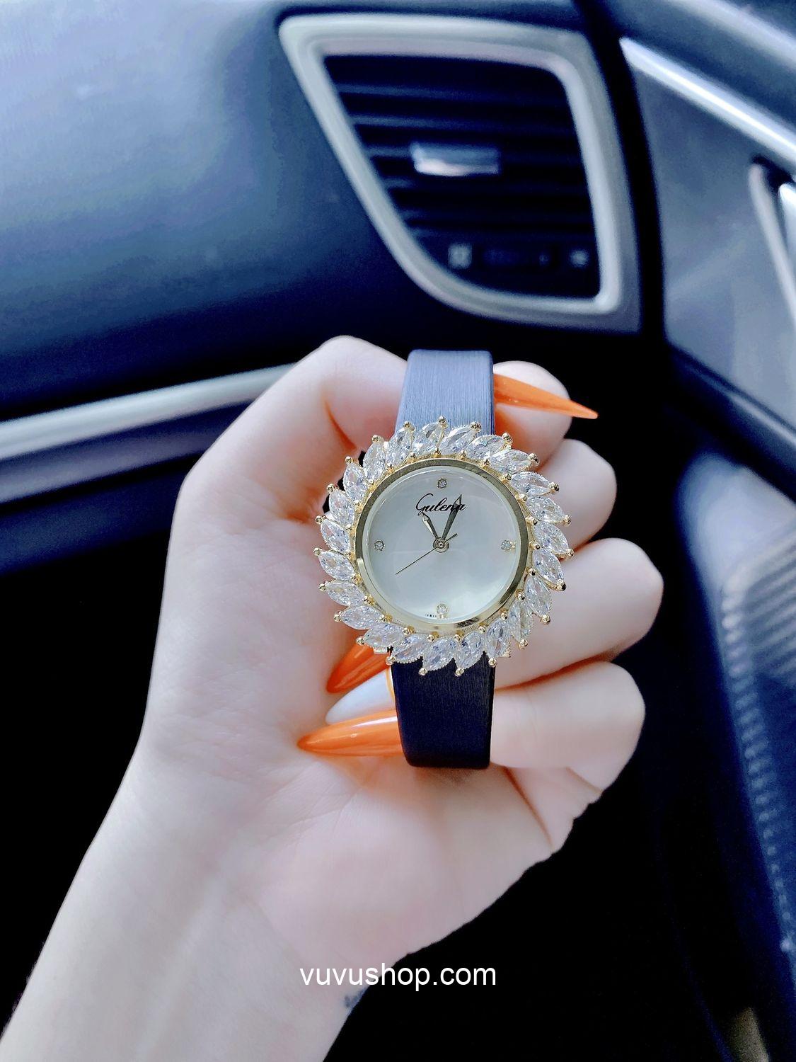 Đồng hồ nữ Gulena AL253 - Dây da - Ảnh 6