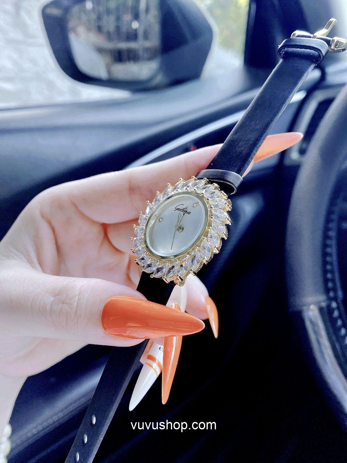 Đồng hồ nữ Gulena AL253 - Dây da - Ảnh 3