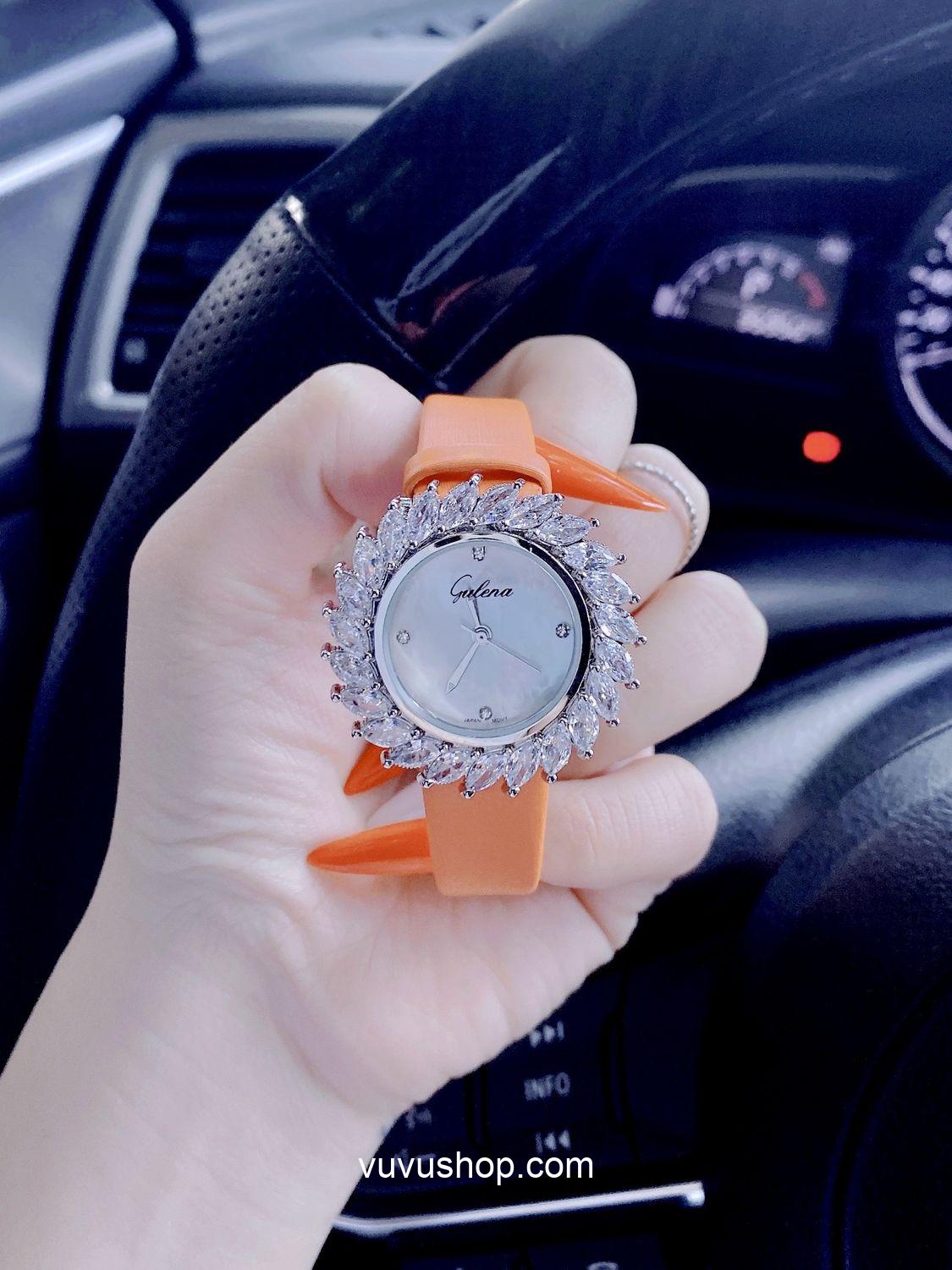 Đồng hồ nữ Gulena AL253 - Dây da - Ảnh 4