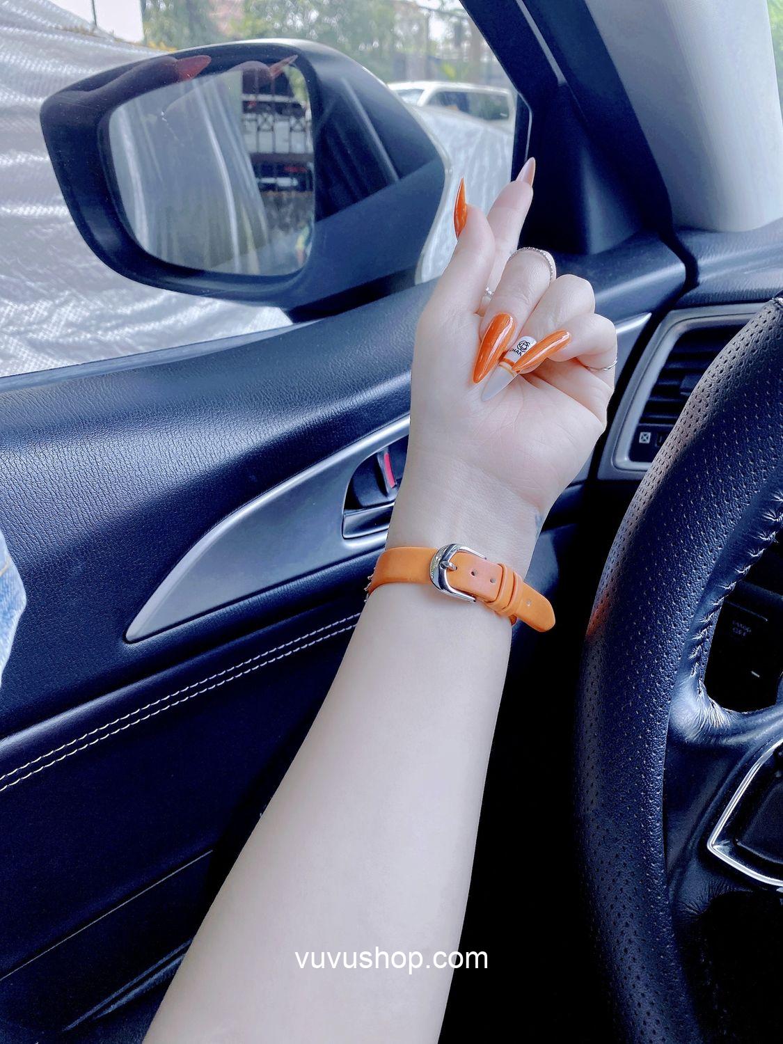 Đồng hồ nữ Gulena AL253 - Dây da - Ảnh 7