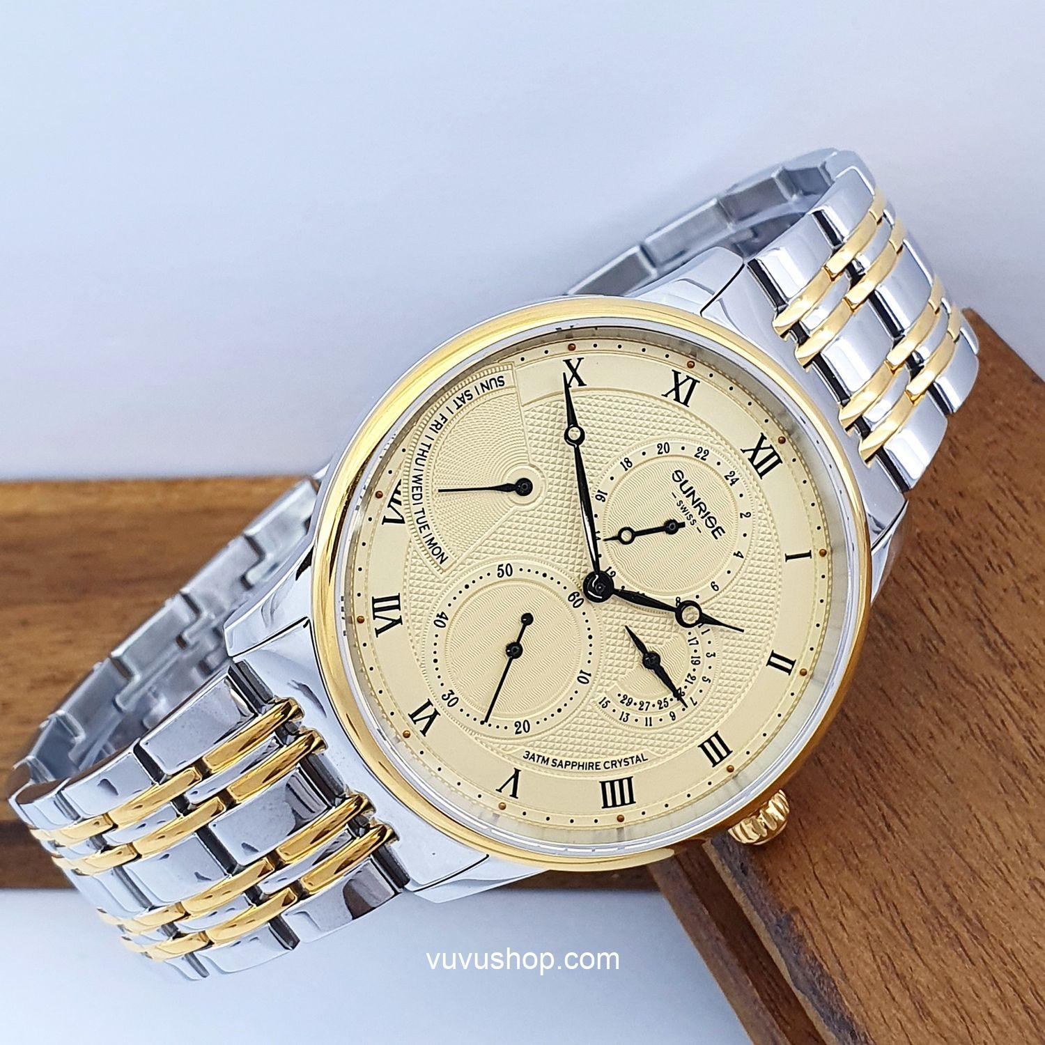 Đồng hồ nam SUNRISE 1134SA Chính hãng - Ảnh 2