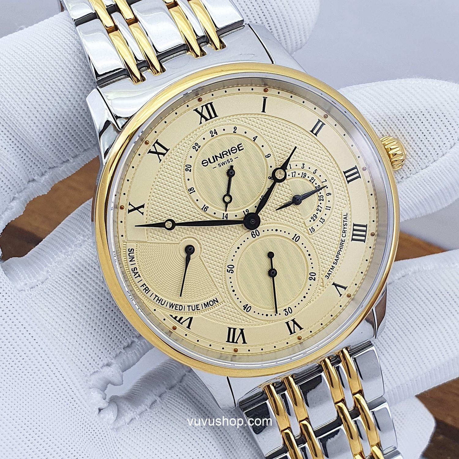 Đồng hồ nam SUNRISE 1134SA Chính hãng - Ảnh 8