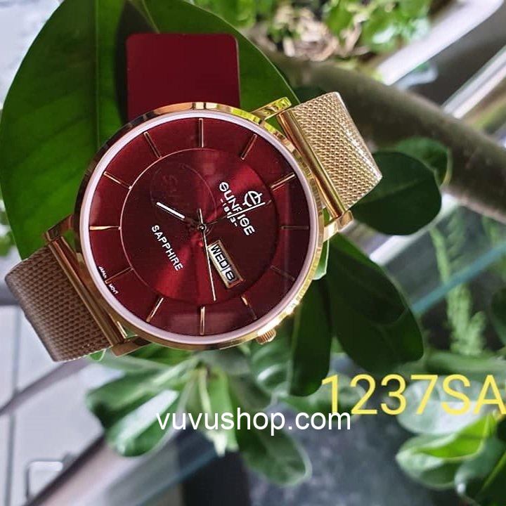 Đồng hồ nam SUNRISE 1237SA - Kính Sapphire - Ảnh 4