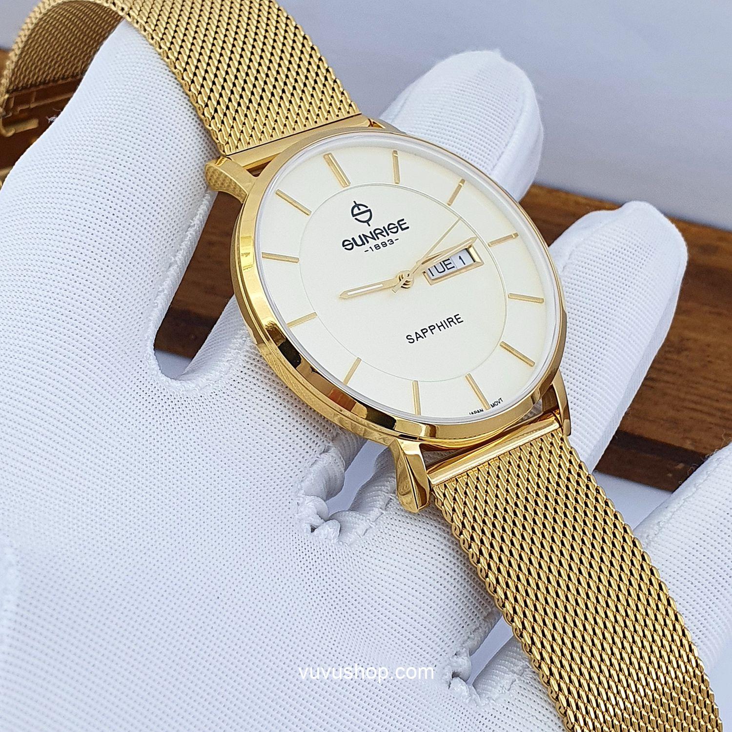 Đồng hồ nam SUNRISE 1237SA - Kính Sapphire - Ảnh 7