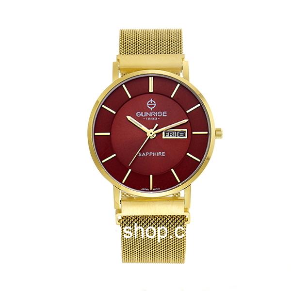 Đồng hồ nam SUNRISE 1237SA - Kính Sapphire - Ảnh 3